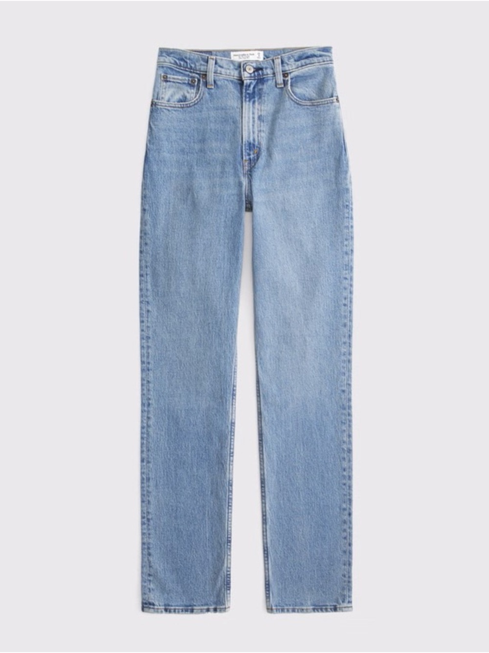 Abercrombie the 90’s Straight Ultra High Rise Jeans in Medium Wash Size 25 Short
